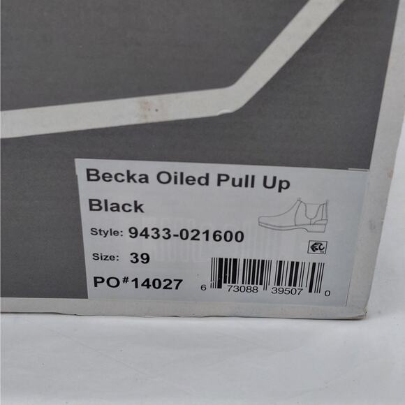 Dansko Womens Becka Oiled Pull Up Leather Chelsea Boots 39(US 8.5) Black NIB - Picture 5 of 15